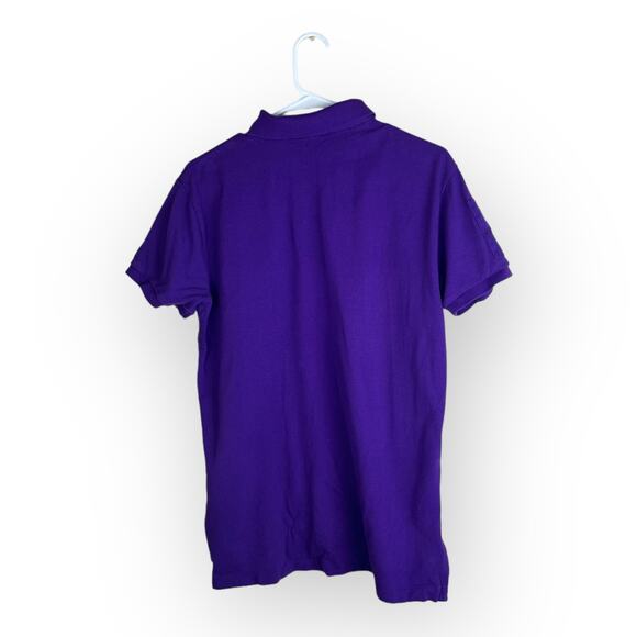 Polo Ralph Lauren Rare Vintage Big Pony 1987 Crest Accent Polo | Royal Purple - Picture 4 of 10